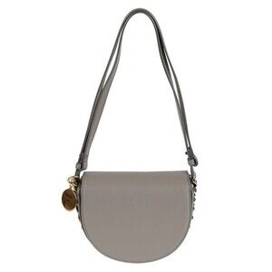 Stella Mccartney Half-Moon Structured Bag With Gold Chain Accents - NWT